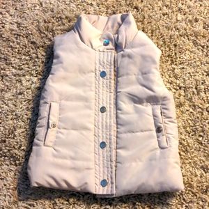 Mayoral cream reversible kids puff vest size 2T